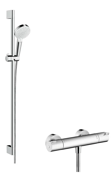 Hansgrohe Crometta Vario Combi 1001cl Set 900mm White/chrome