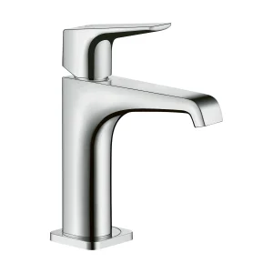 Axor Citterio E Single Lever Basin Mixer 130 With Lever Handle Without Waste Chrome