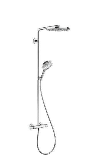 Hansgrohe Rd Select S 240 2jet Showerpipe Chrome detail view - Image 2