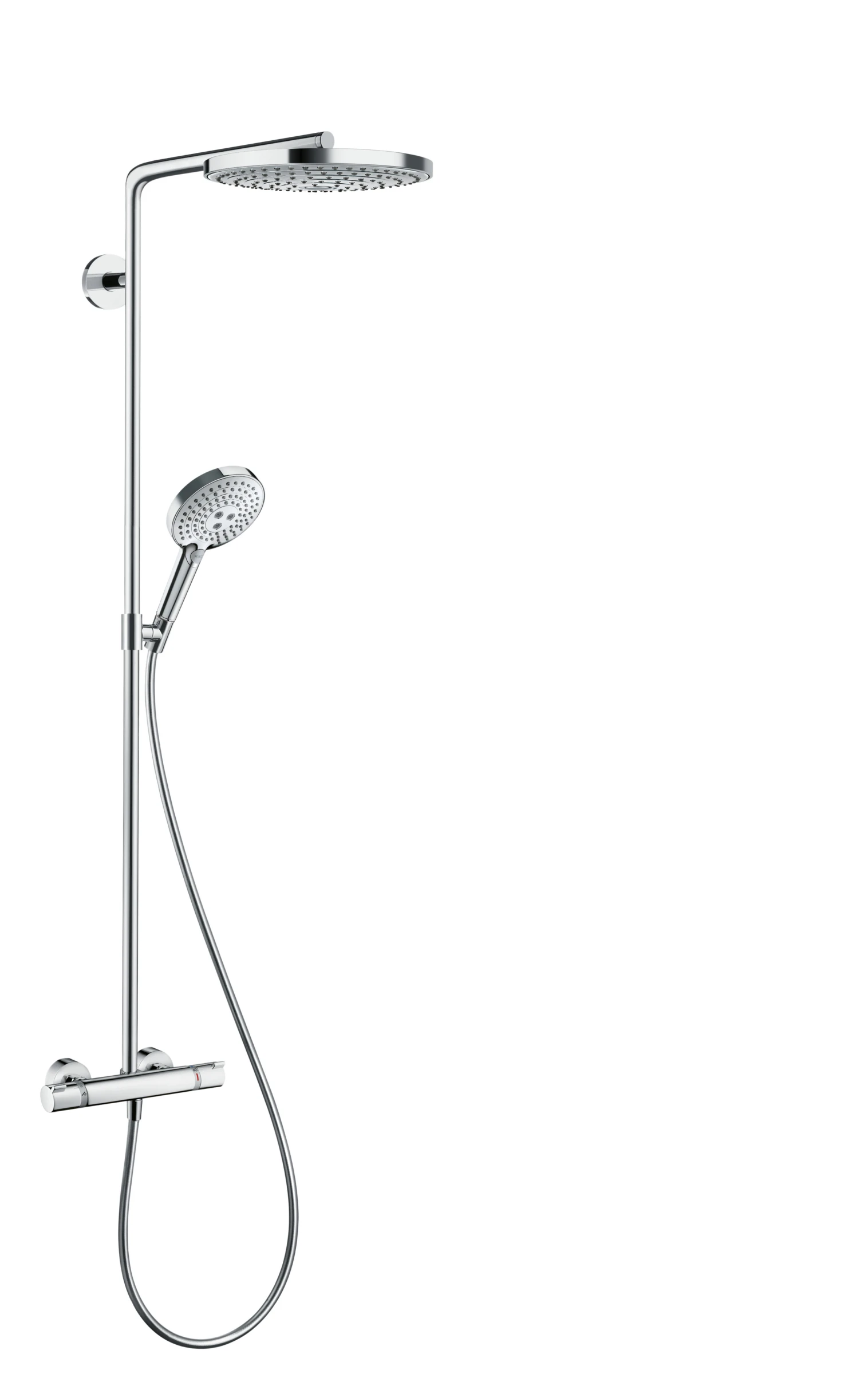Hansgrohe Raindance Select S Showerpipes With Thermostatic Mixer 1100 X 360 X 111mm Chrome