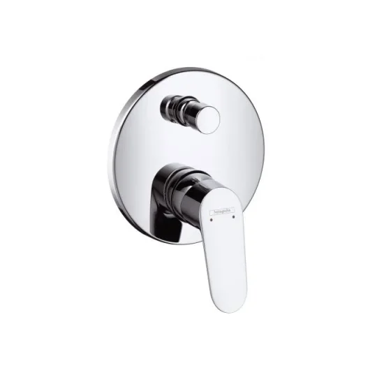 Hansgrohe Focus F.s Bath Mixer Chrome Chrome detail view - Image 2