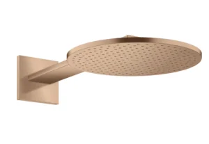 Axor Showersolutions Overhead Shower 300 1jet With Shower Arm Brushed Red Gold
