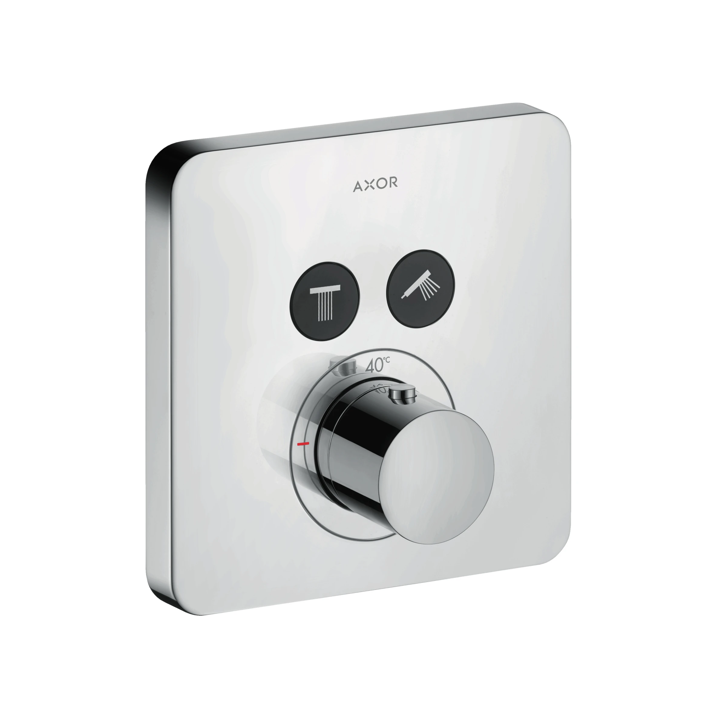 Axor Showersolutions Thermostatic Shower Mixer Concealed 220 X 185 X 135mm Stainless Steel