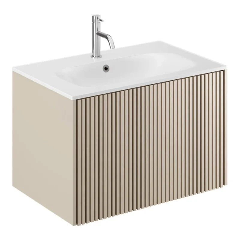 Crosswater Furniture Basin 700 1TH O/F White detail view - Image 5