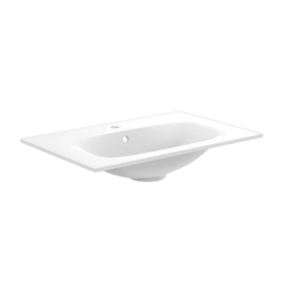 Crosswater Furniture Basin 700 1TH O/F White detail view - Image 6