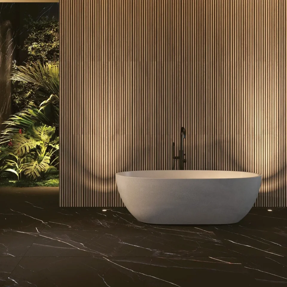 European Tiles Ottoman 1000 x 333 Fluted Wood Effect product image - Image 4