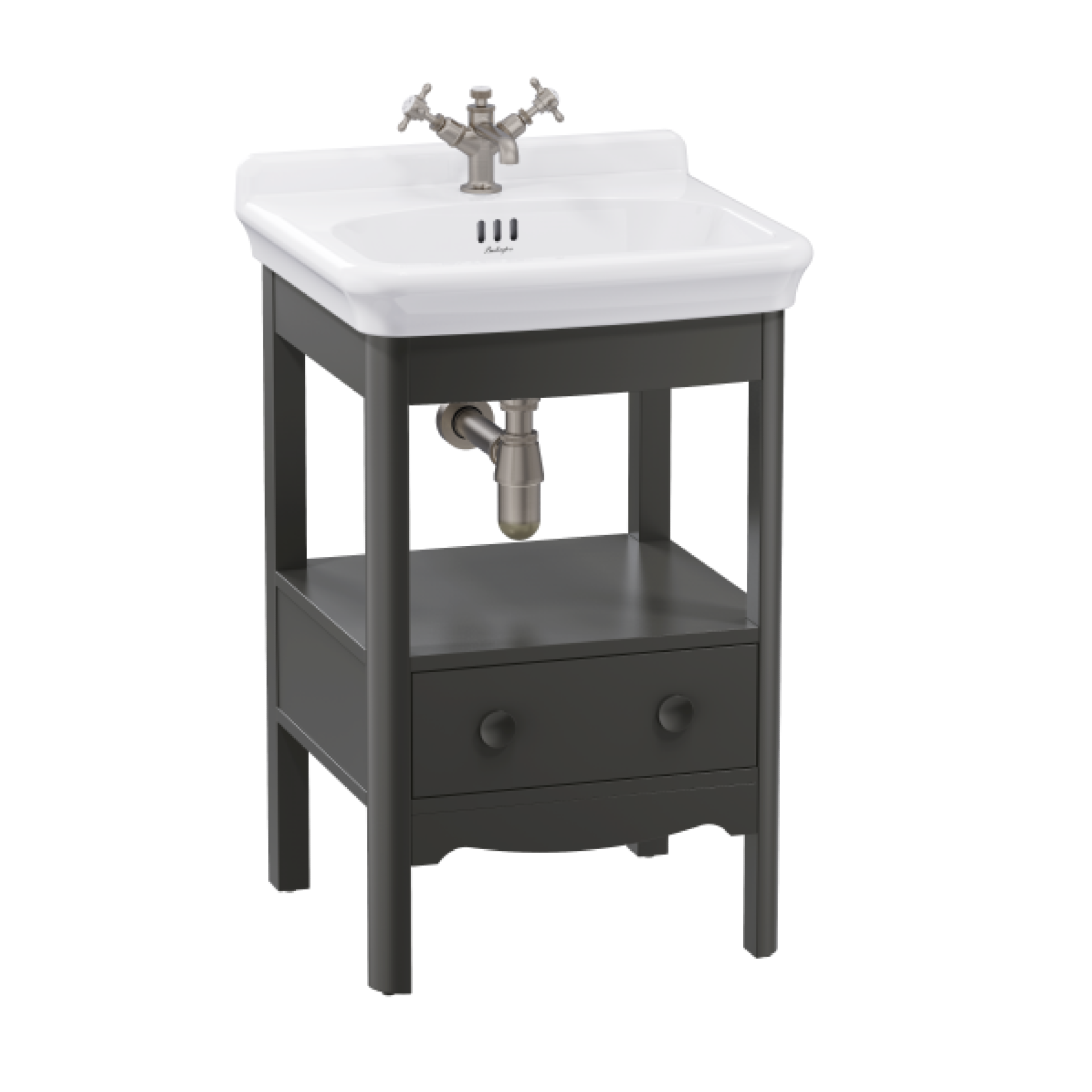 Burlington Guild Basin 560mm 3th White detail view - Image 4