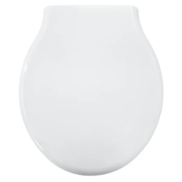 Bagno Design Biarritz (Galassia Ethos) Soft Close Seat & Cover White With Chrome Hinges