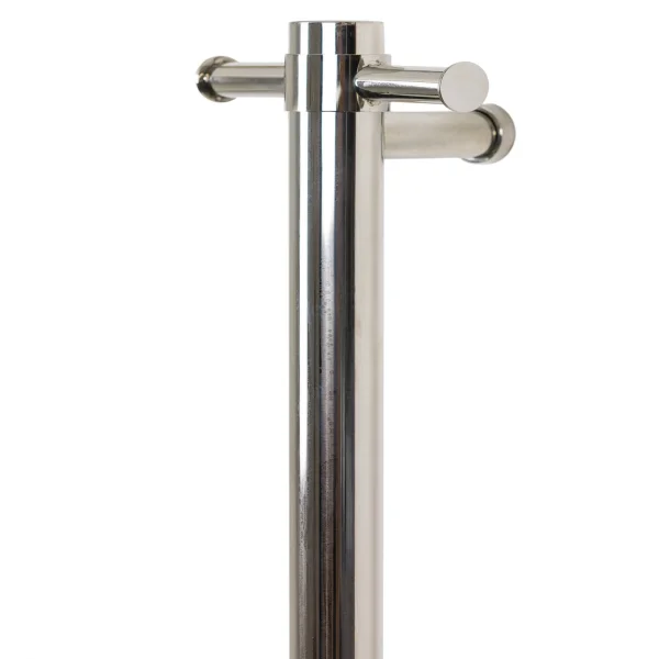 Thermosphere 12v Vertical Heated Towel Bar Round 900mm Brushed Stainless
