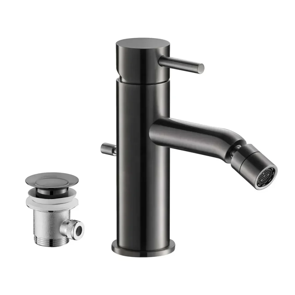 Single Lever Bidet Mixer With Pop up Waste - Image 1