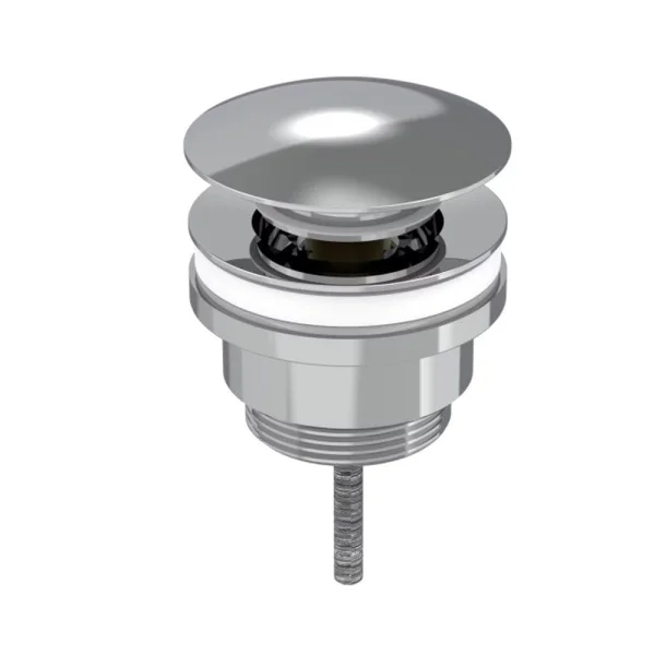 Saneux Universal Basin Waste, Slotted & Unslotted - Chrome