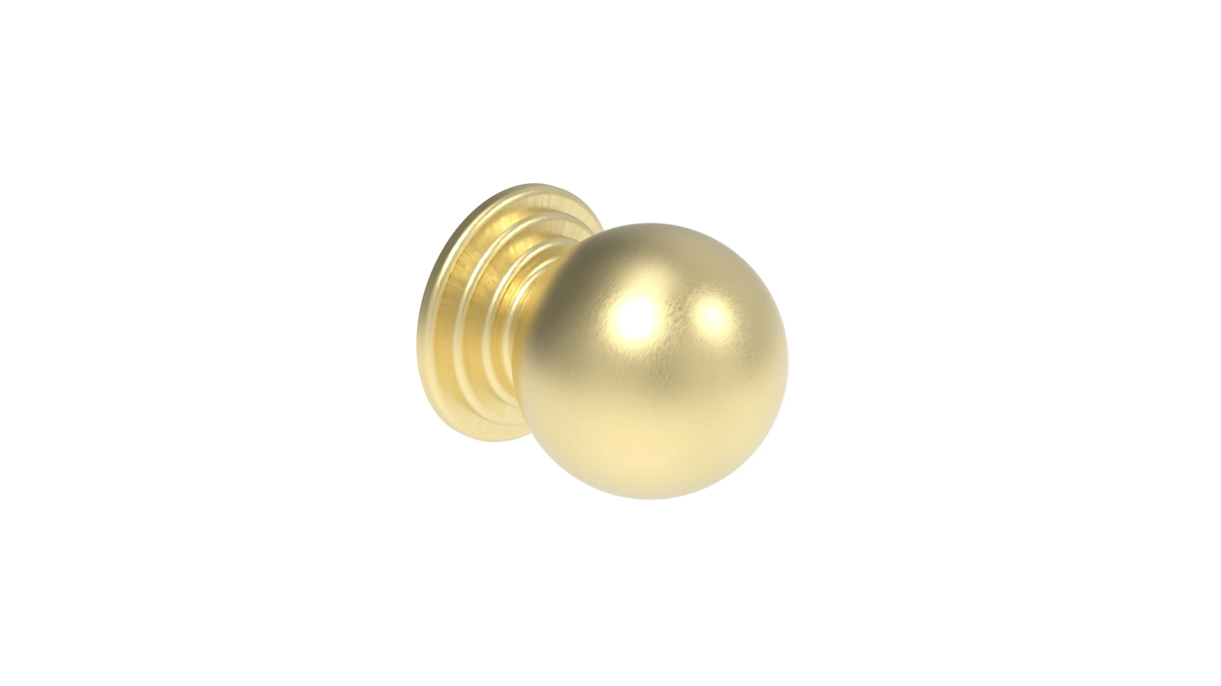 Saneux Winchester Knob Handle - Brushed Brass
