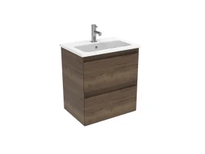 Saneux Uni 50cm 1 Drawer Wall Mounted Unit - English Oak