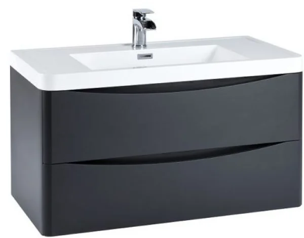 Scudo Bella 900 Wall Cabinet Graphite Grey