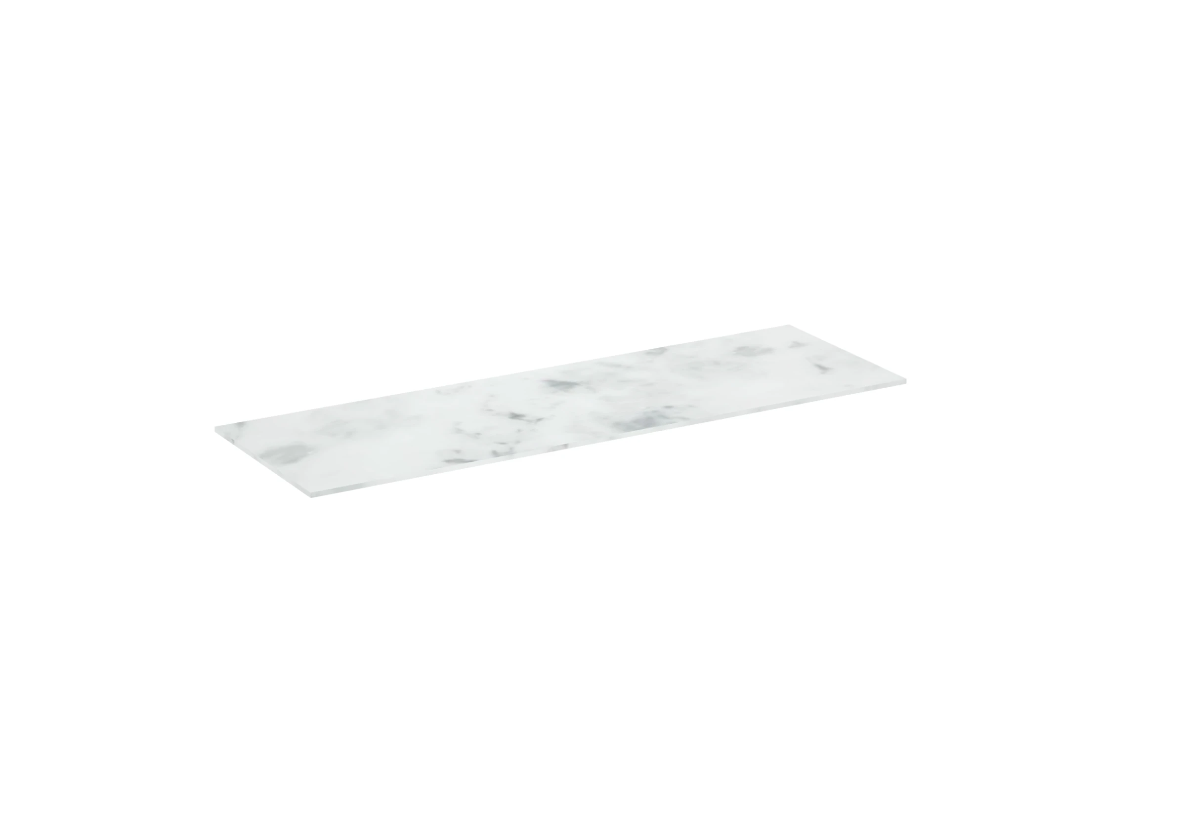 Saneux Uni 160cm Countertop - Matte Carrara White - 12mm