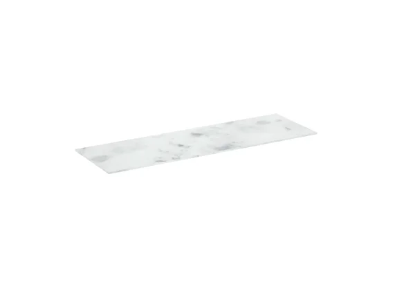 Saneux Uni 160cm Countertop - Matte Carrara White - 12mm