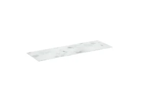 Saneux Uni 160cm Countertop - Matte Carrara White - 12mm