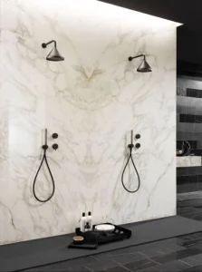 European Tiles Marmo CALACATTA GOLD 120 X 20 Rectified Matte Tile