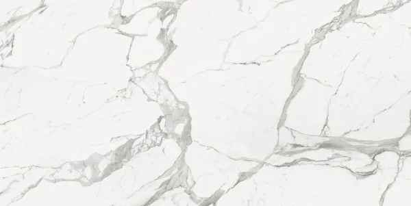 European Tiles Marmo STATUARIO LUX 120 X 20 Rectified Matte Tile