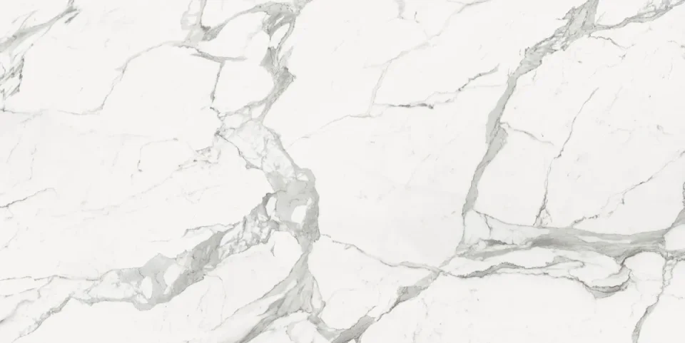 European Tiles Marmo STATUARIO LUX 120 X 20 Rectified Matte Tile - Image 1