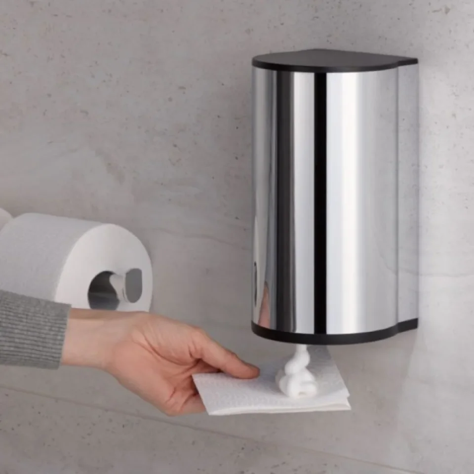 Keuco Plan Touchless Sanitiser Dispenser Chrome Plated / Anthracite product image - Image 8