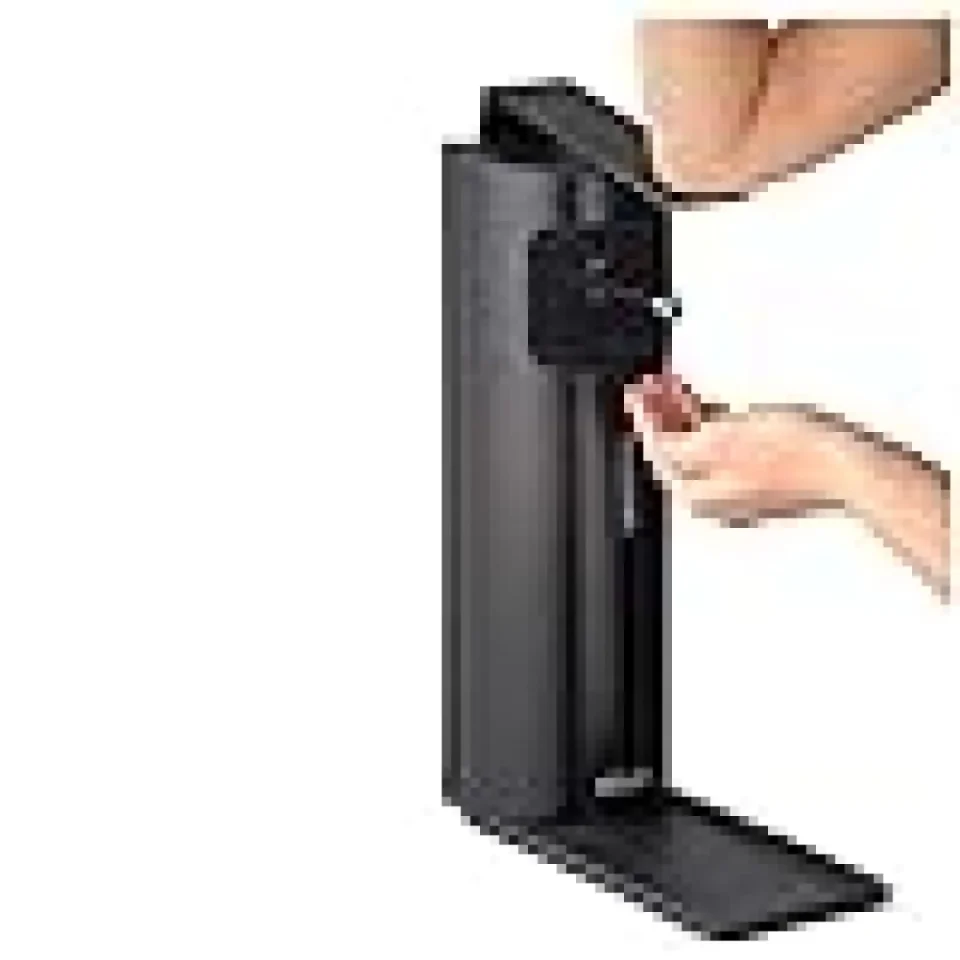 Keuco Plan Sanitiser Dispenser Wall Model Including Pump And Plastic Insert Black detail view - Image 7