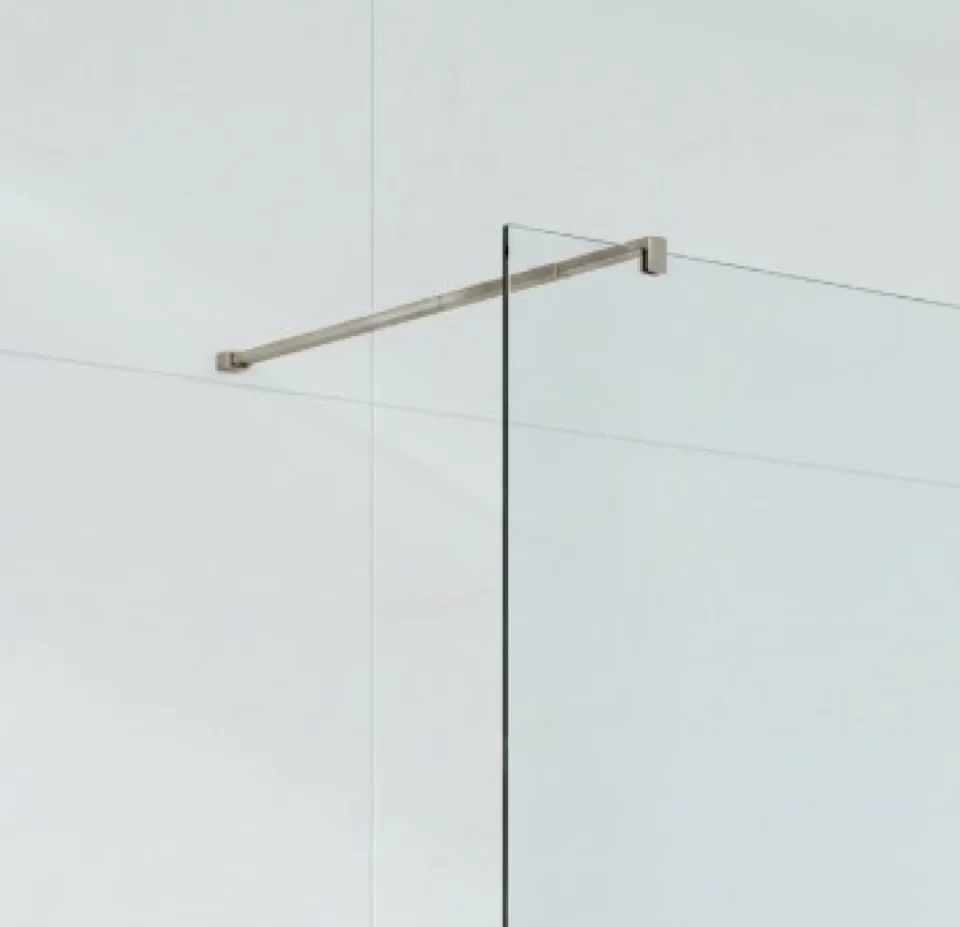 Showerlab Stay Bar 1 Brushed Nickel product image - Image 2