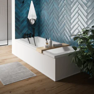 Saneux Stetson 1600x700mm Bath Double Ended & Bath Legs