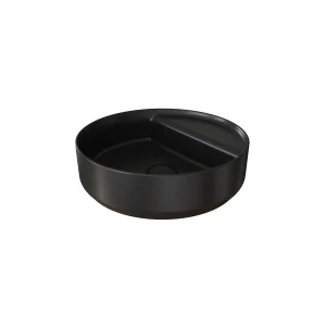 Saneux Oxford 42cm Countertop Basin 0 Tap Hole - Matte Black