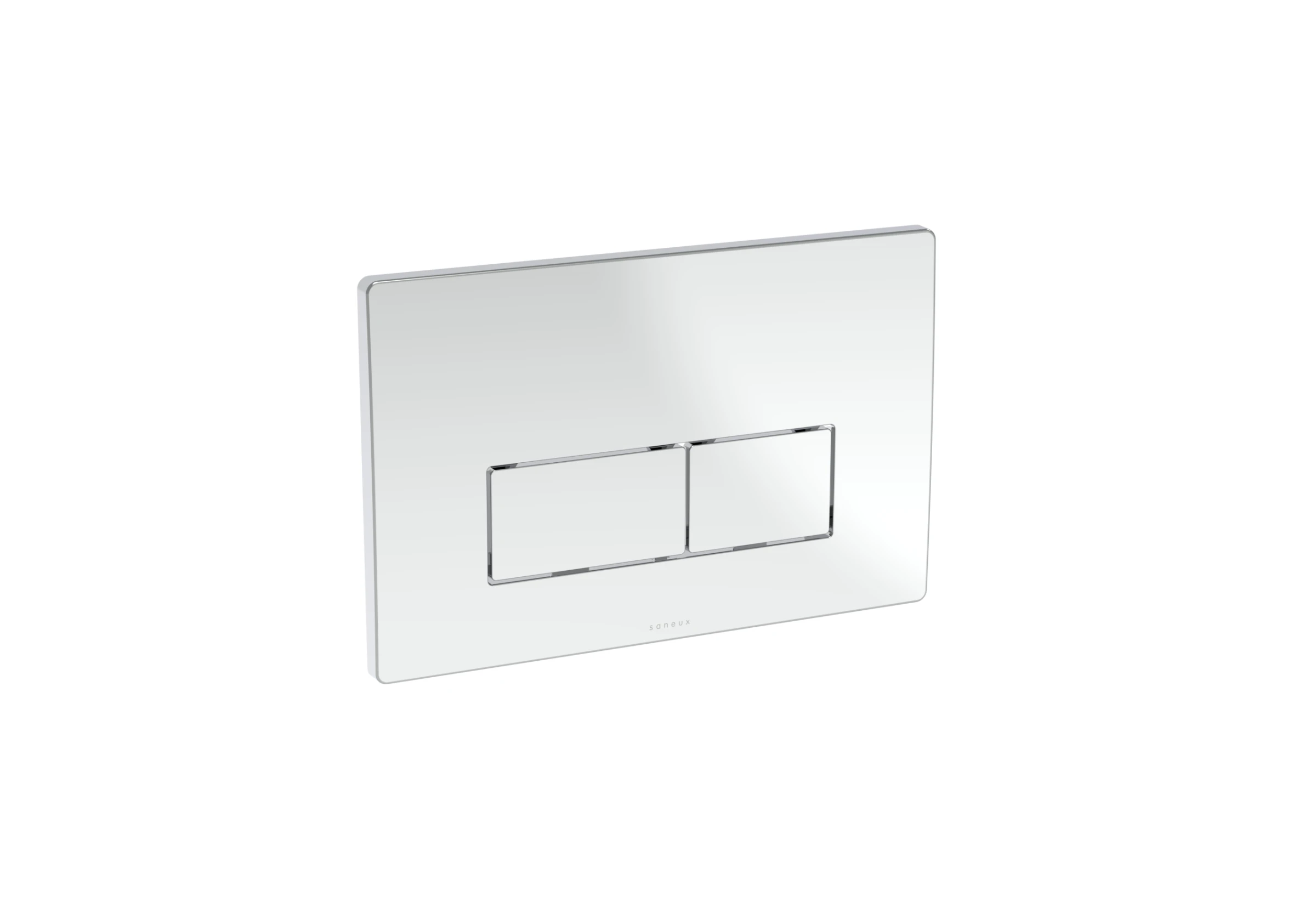 Saneux Flushe 2.0 Square Flush Plate Only - Chrome