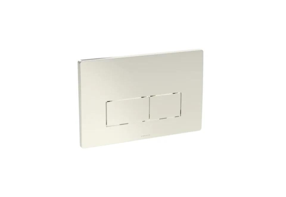 Saneux Flushe 2.0 Square Flush Plate Kit - Brushed Nickel detail view - Image 1