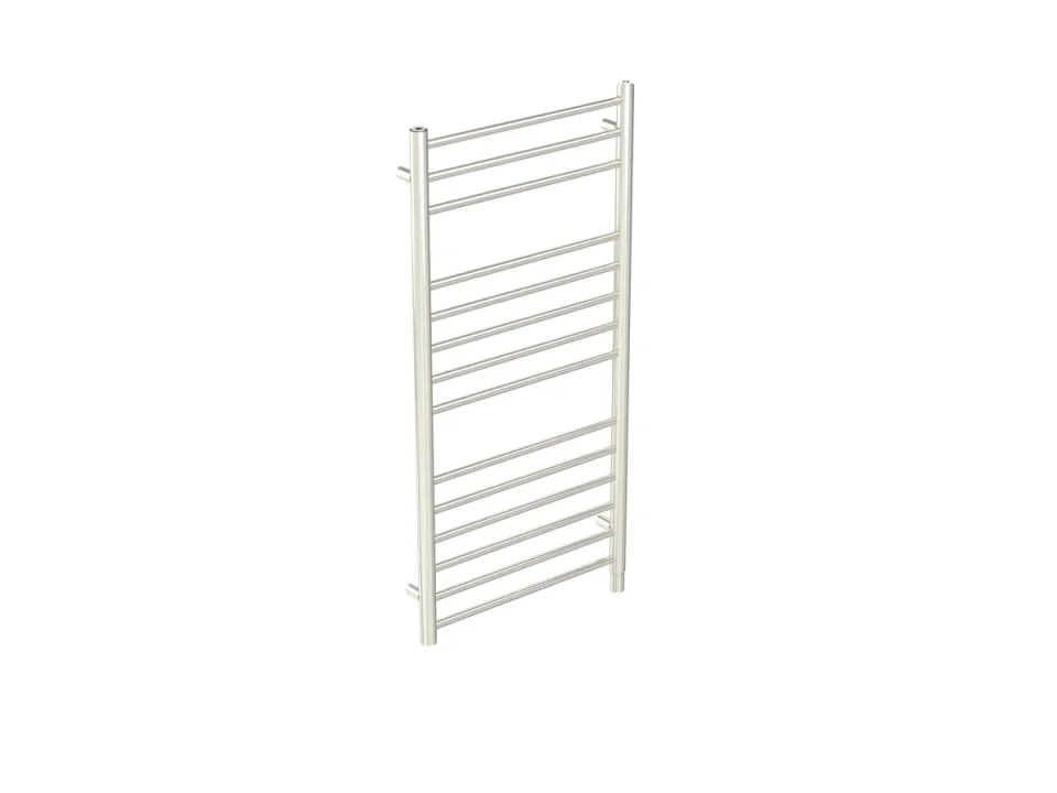 Saneux Ember 1000x500mm Pre-filled Towel Rail - Brushed Nickel detail view - Image 1