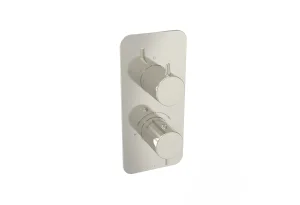 Saneux Eden 2 Way Handles & Plate Finish Kit In Portrait (for Ed020) - Chrome