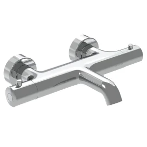 Saneux Cos Thermostatic Bath Shower Mixer - Chrome