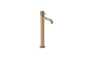 Saneux Cos Tall Basin Mixer Kit - W/ Classic Handle - Brushed Bronze (pvd)
