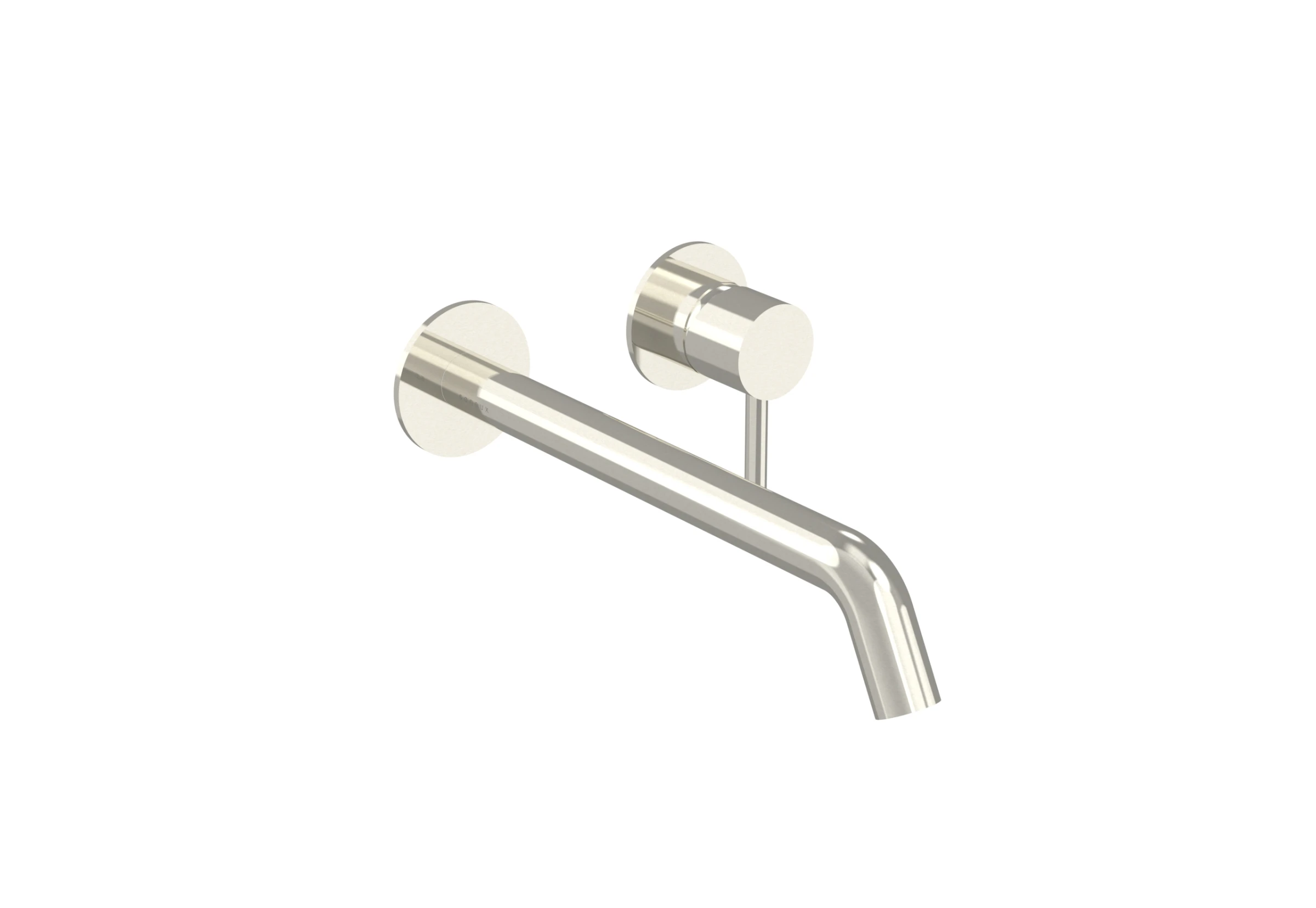 Saneux Cos Long (220mm) Wall Mounted Spout - Brushed Nickel