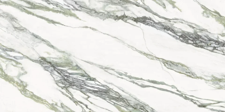 European Tiles Charmo Calacatta Green 120 x 60cm Matt Wall & Floor Tile - Image 1