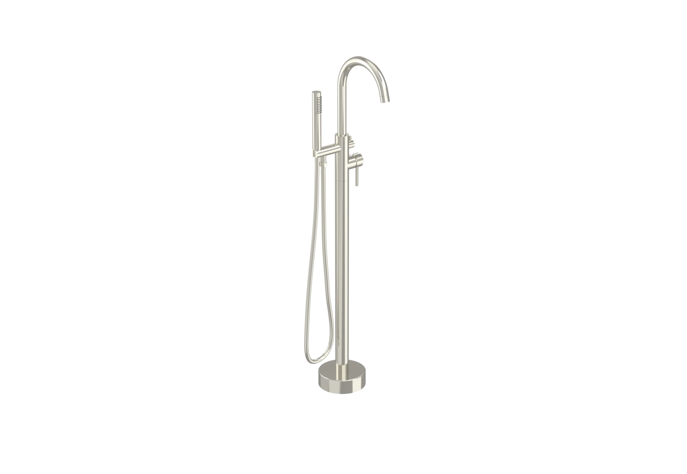 Saneux Cos Floor Standing Bath Shower Mixer - Chrome