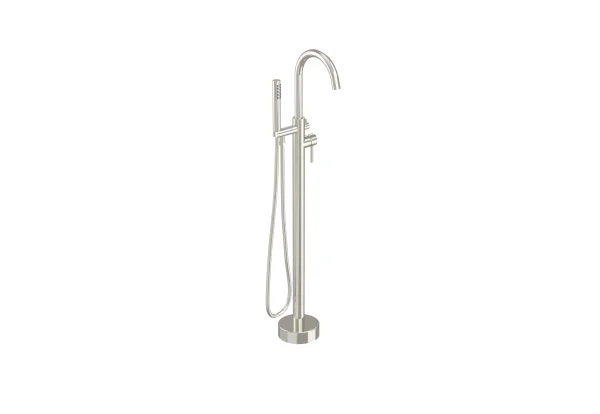 Saneux Cos Floor Standing Bath Shower Mixer - Chrome