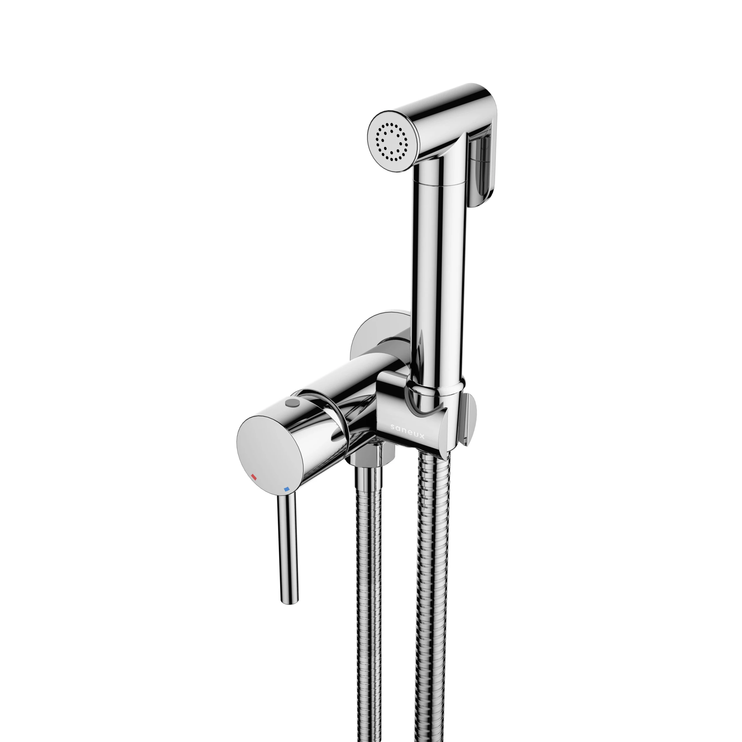 Saneux Cos Douche Kit With Classic Handle - Chrome