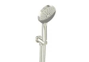 Saneux Cos 3 Function Handset - W/ Outlet Elbow & Holder & 150cm Hose - Brushed Nickel