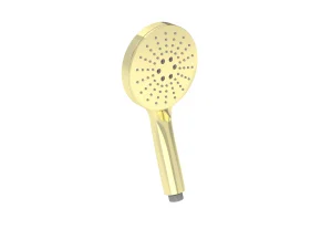 Saneux Cos 3 Function Shower Handset - Brushed Brass