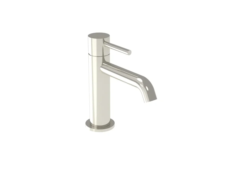 Saneux Cos Basin Mixer Kit - W/ Classic Handle - Brushed Nickel (pvd) product image - Image 3