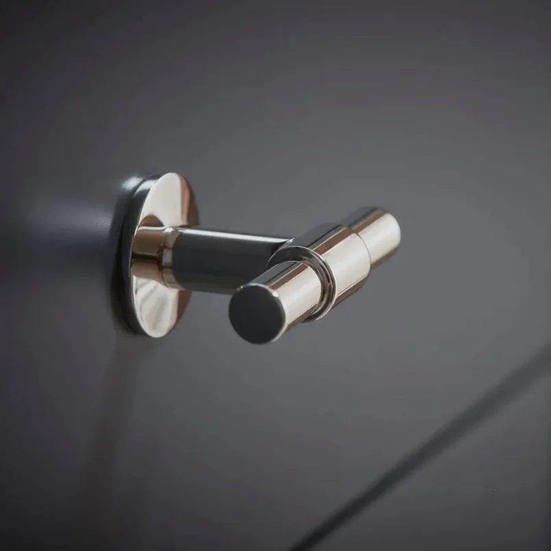 Roper Rhodes Toledo Tbar Knob - Chrome detail view - Image 1