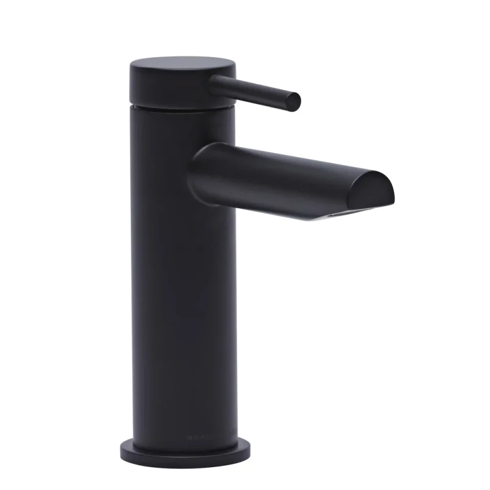 Roper Rhodes Storm-nova Basin Mixer With Click Waste - Black detail view - Image 2