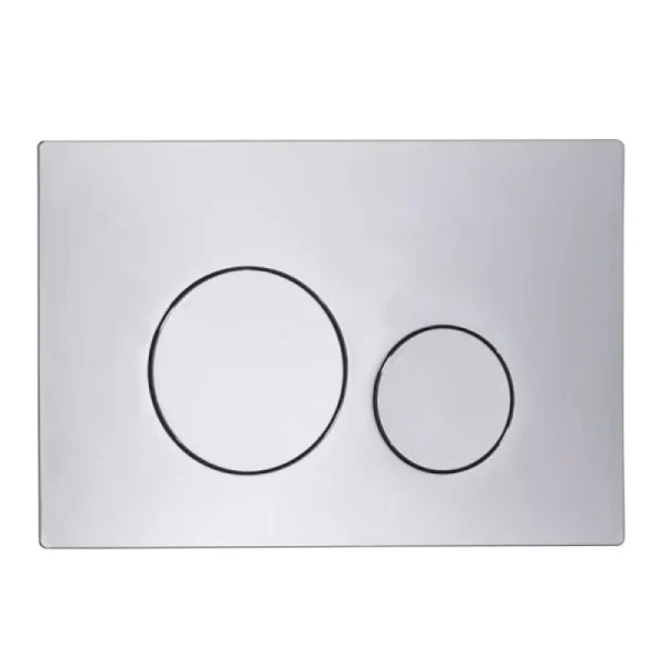 Roper Rhodes Rondo Circle Dual Flush Plate - Chrome