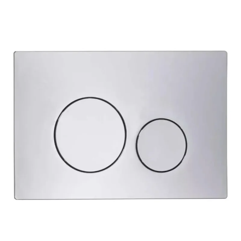 Roper Rhodes Rondo Circle Dual Flush Plate - Chrome detail view - Image 1