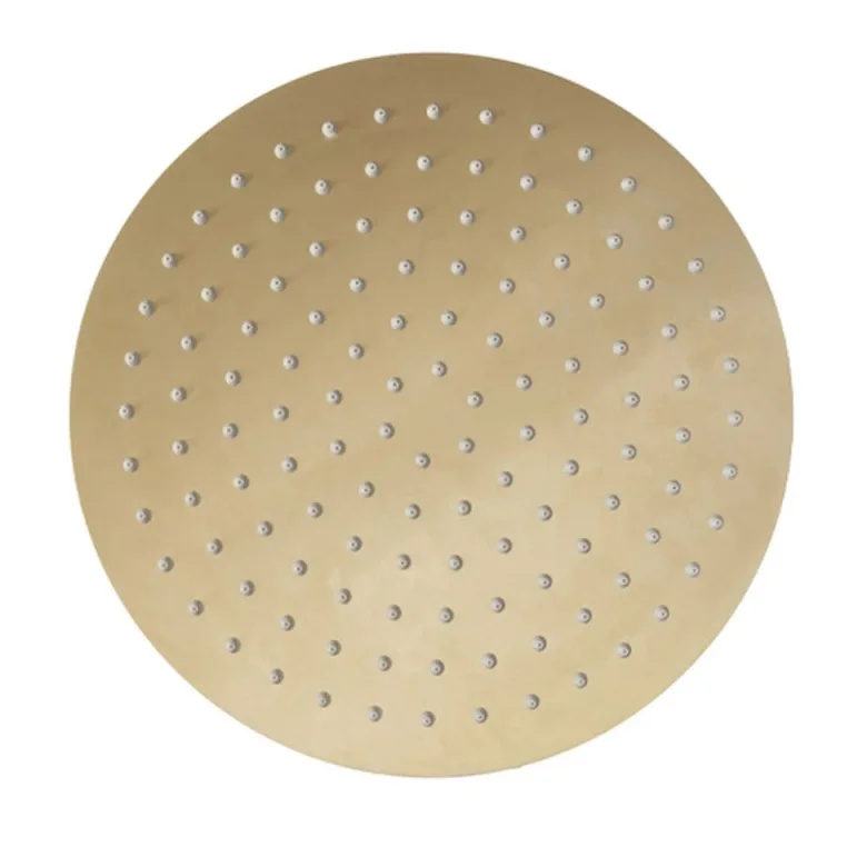Roper Rhodes Round 250mm Shower Head - Brass detail view - Image 1