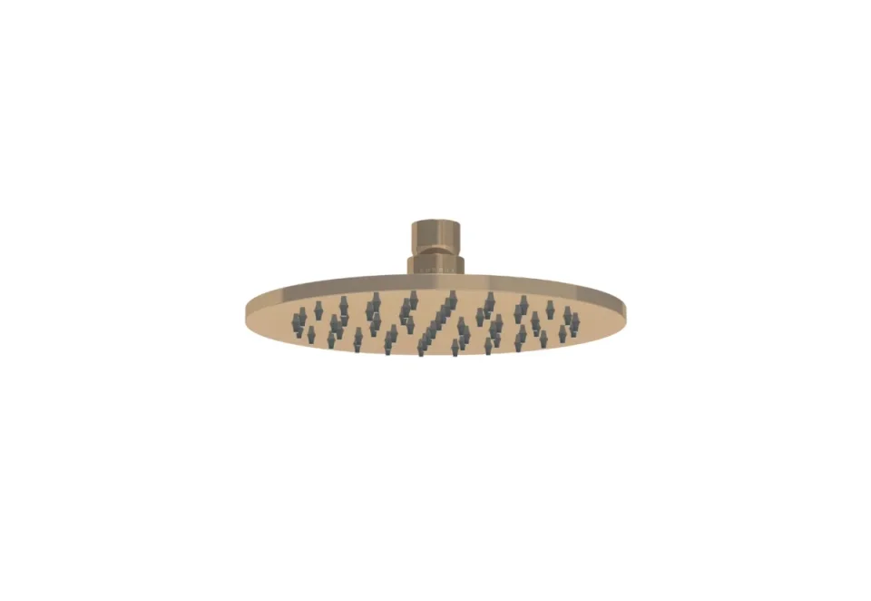 Saneux Cos 200x8mm Round Shower Head - Brushed Bronze product image - Image 3