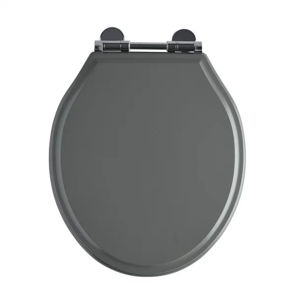 Roper Rhodes Hampton Painted Soft Close Toilet Seat - Pewter